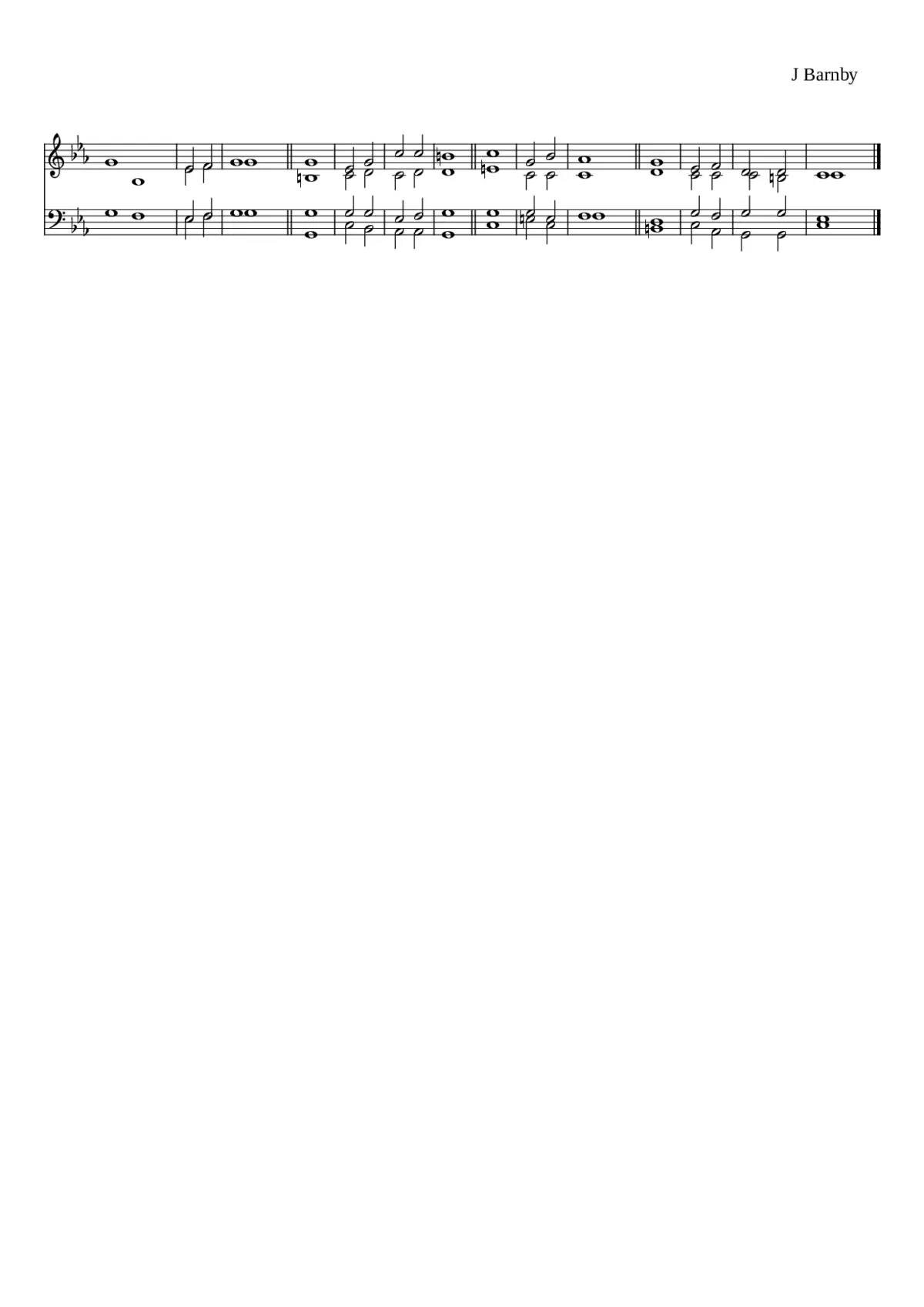 Barnby in C minor - Page 1