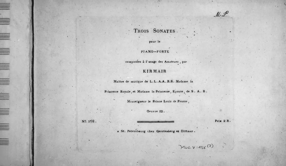 3 Piano Sonatas - Page 1