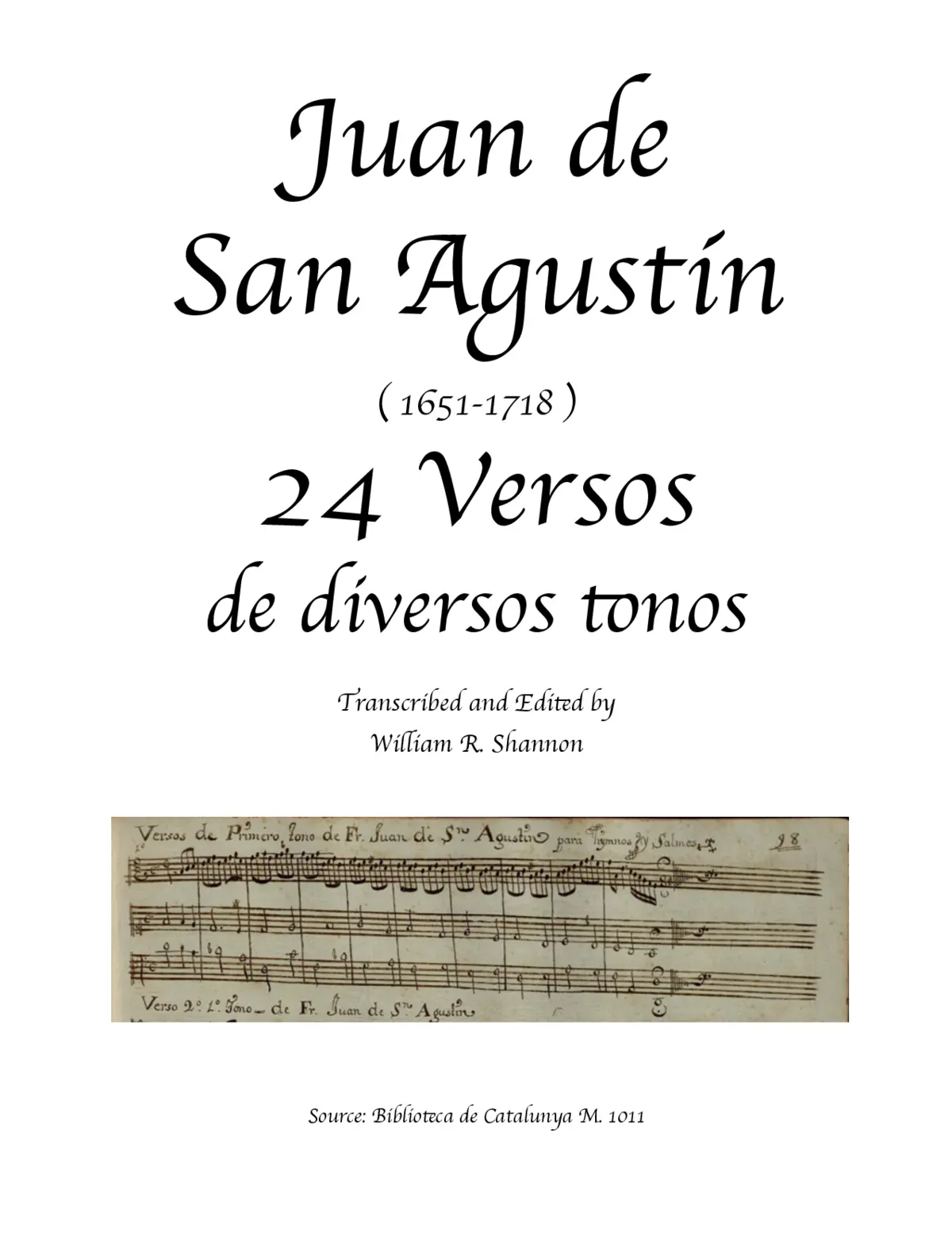 24 Versos de diversos tonos - Page 1