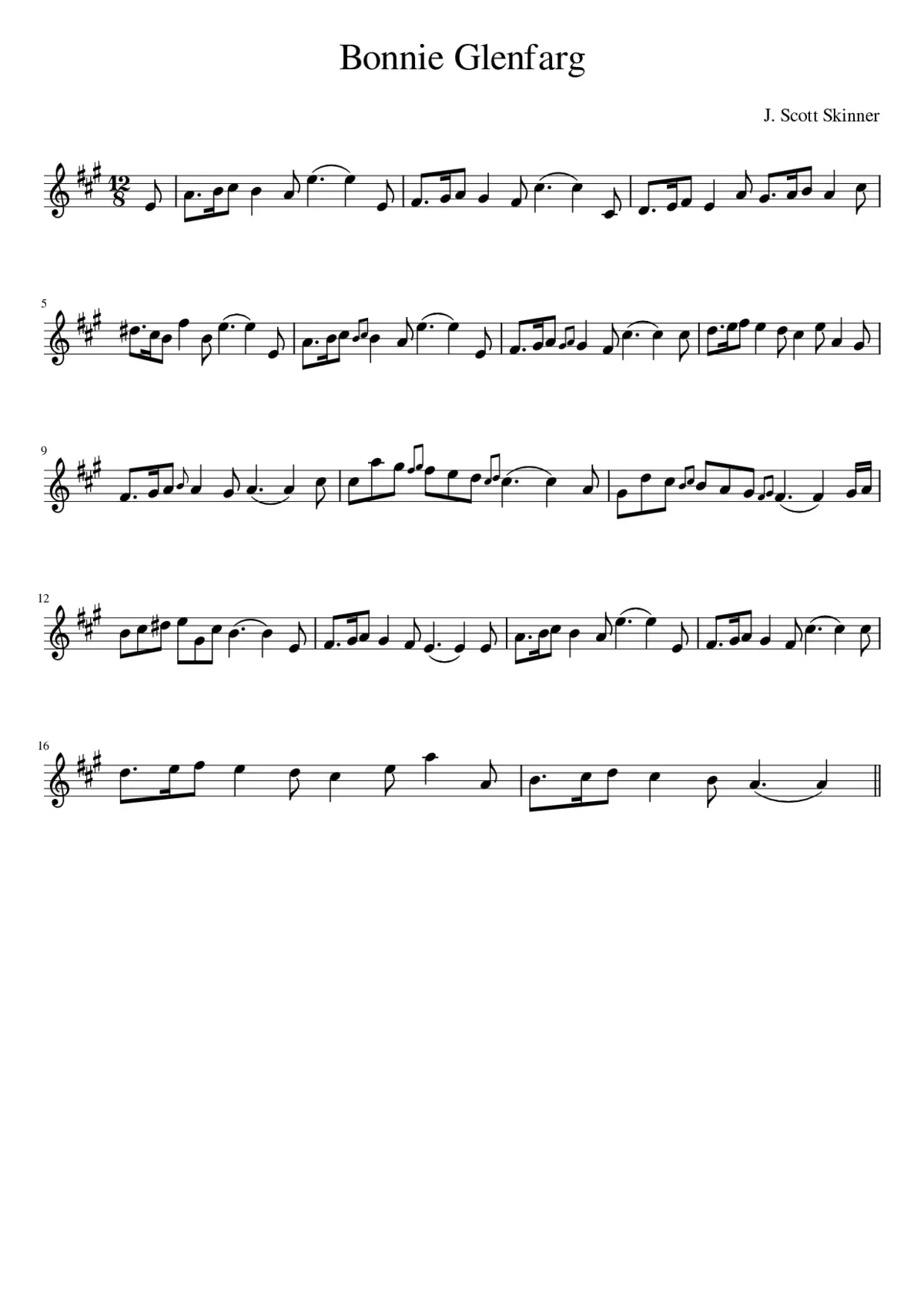 Bonnie Glenfarg - Page 1