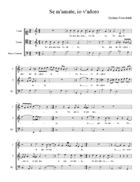 Se m'amate, io v'adoro