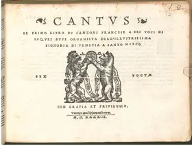 29 Chansons a 6, Book 1