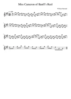 Miss Cameron of Banff's Reel