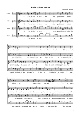 O s'io potessi donna (1561)