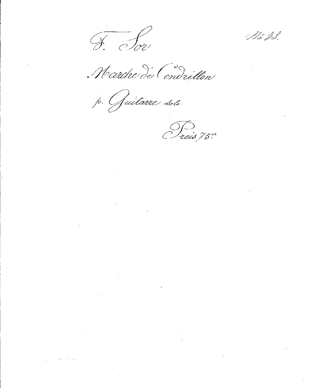 Marche du ballet de Cendrillon - Page 1