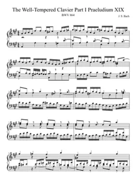 Prelude and Fugue in A major BWV 864