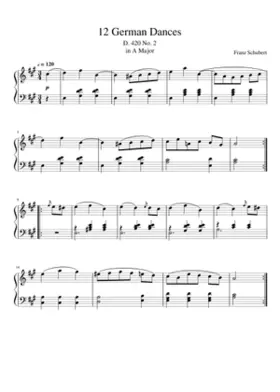 12 German Dances D.420