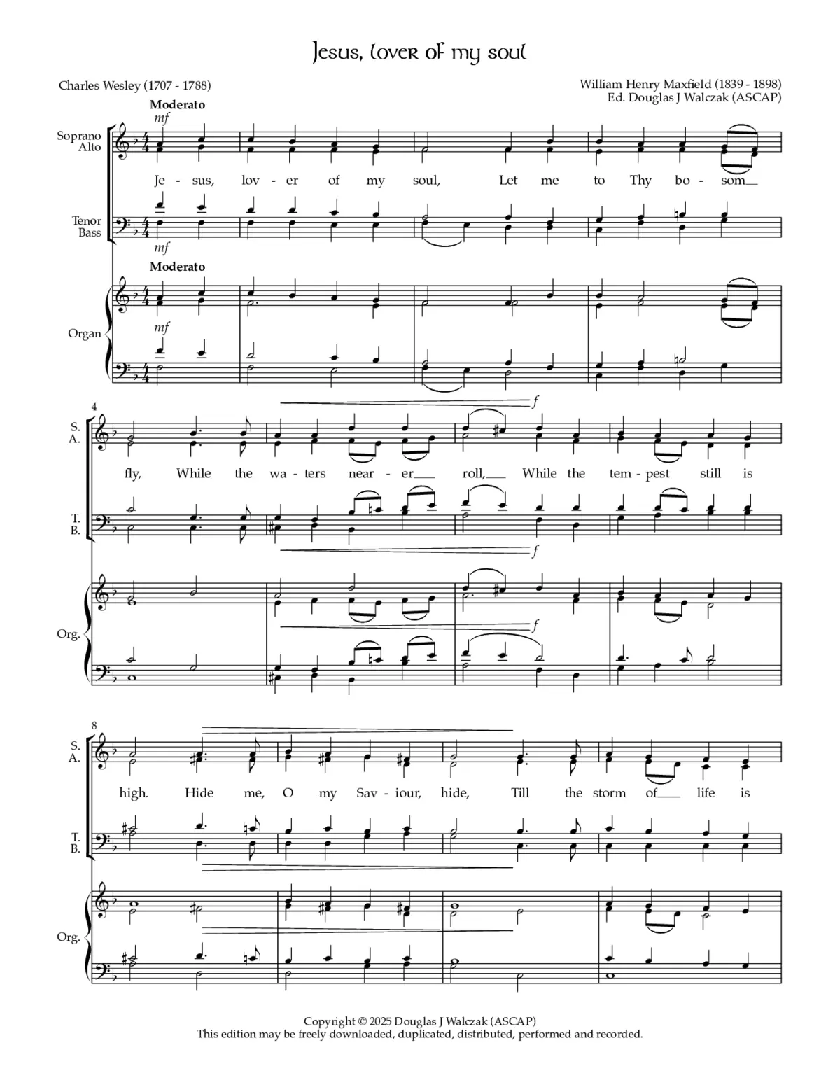 Jesus, lover of my soul - Page 1