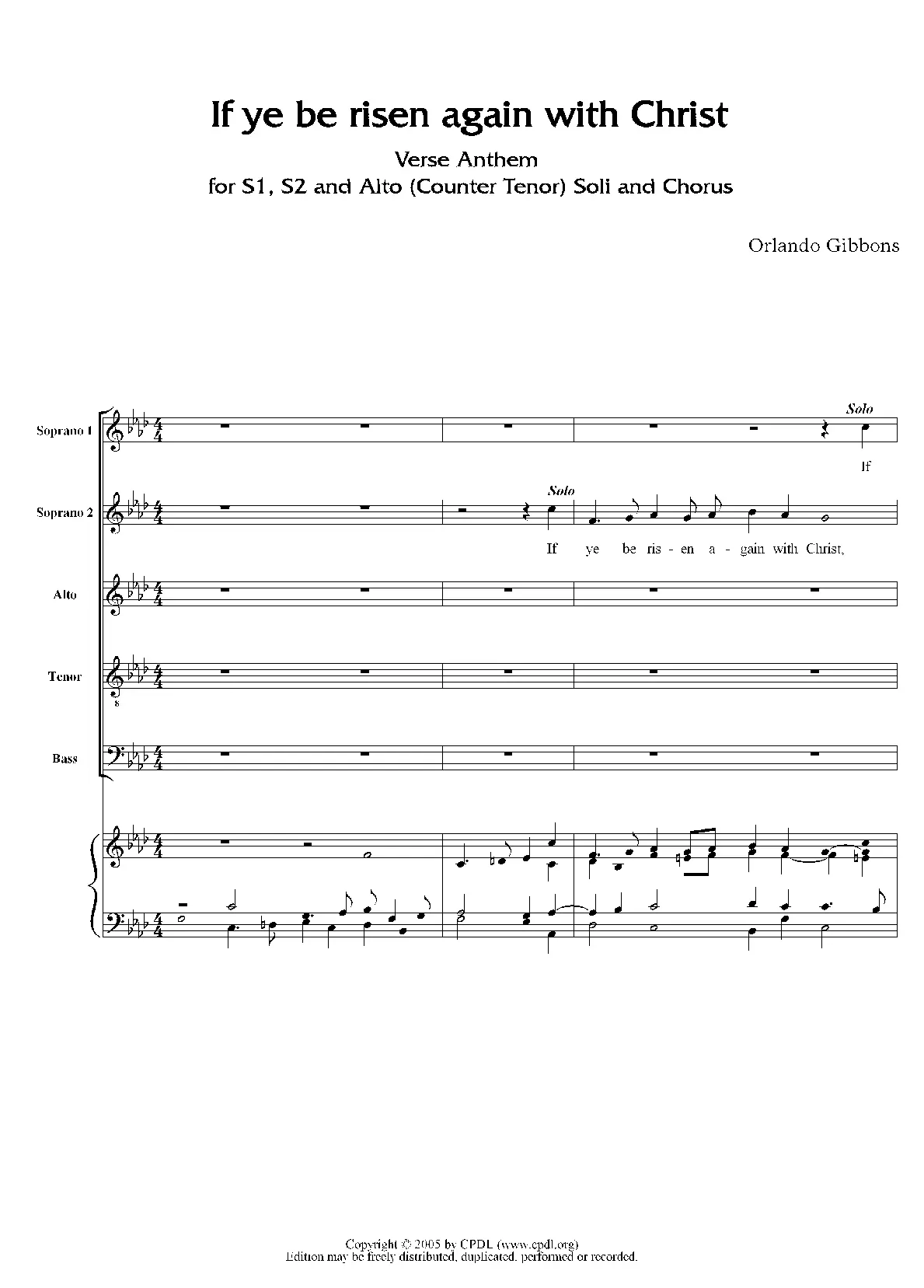 If ye be risen again with Christ - Page 1