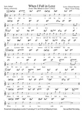 when i fall in love