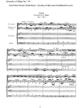 Organ Concerto in A major