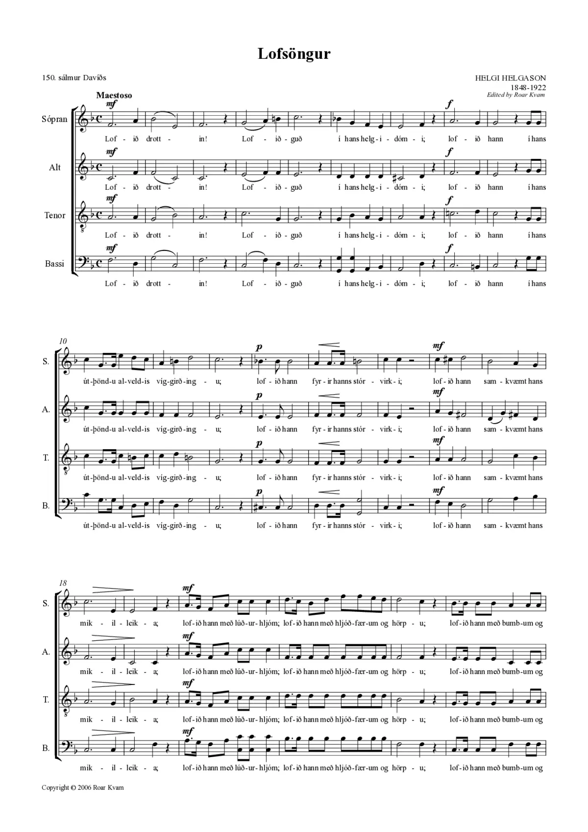Lofsöngur - Page 1