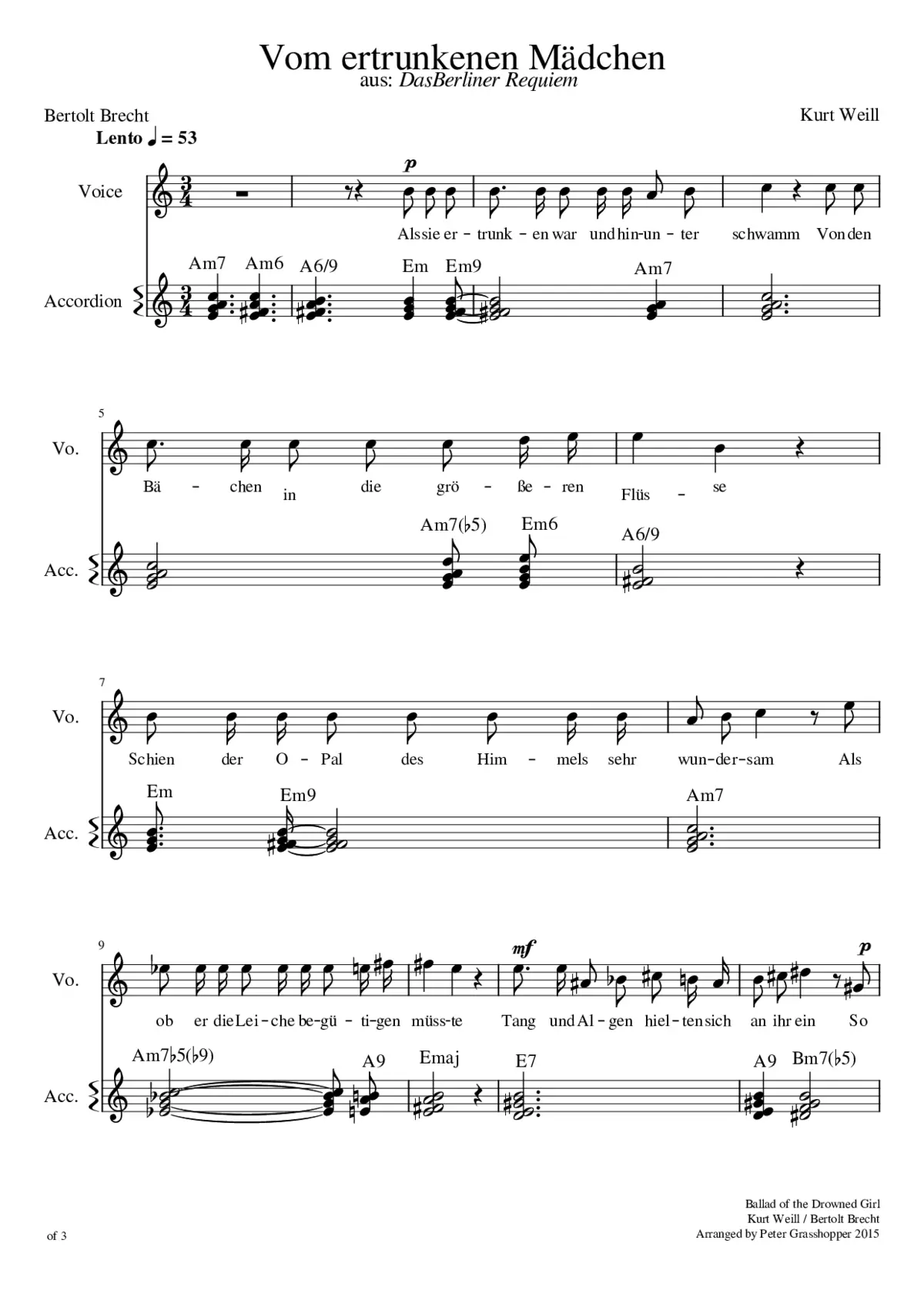 Vom ertrunkenen Mädchen - Page 1