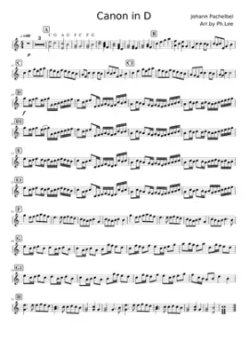 Canon and Gigue in D major P.37