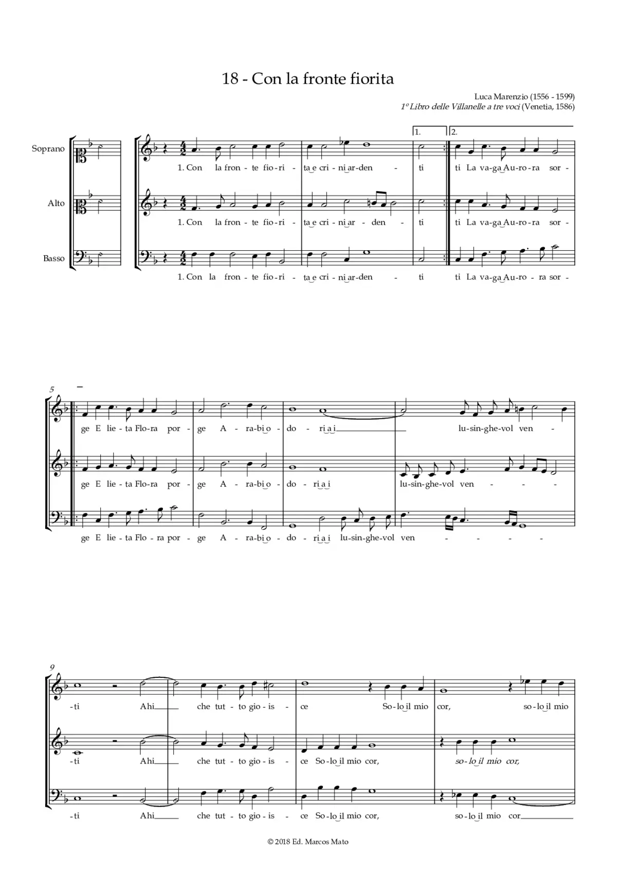 Con la fronte fiorita - Page 1