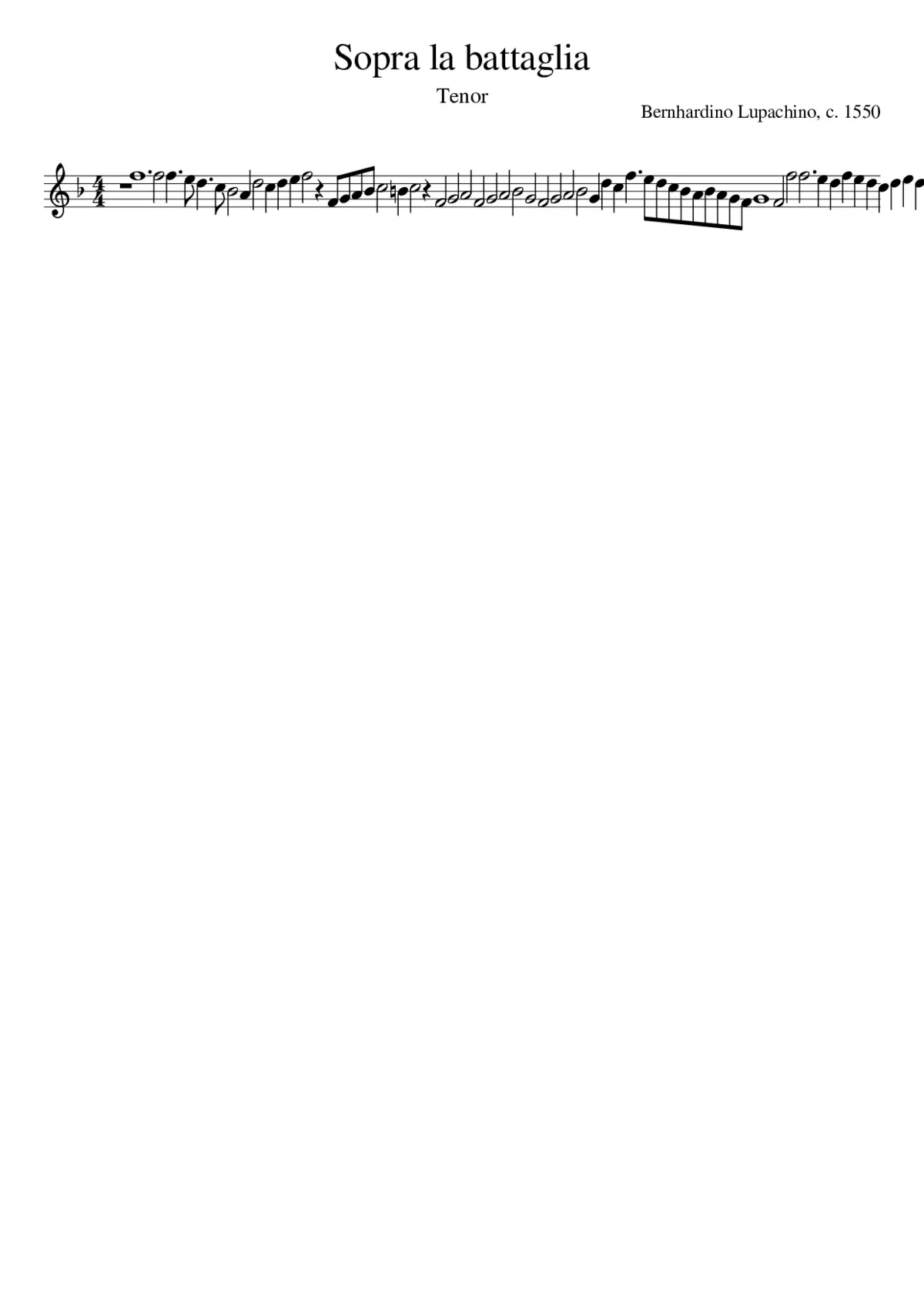 Sopra la battaglia - Page 1