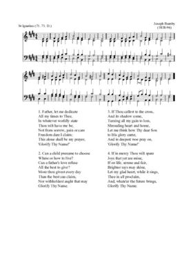 Father, let me dedicate