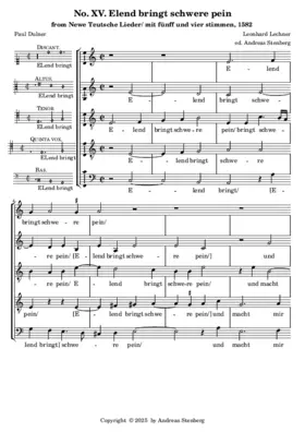 Elend bringt schwere pein