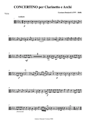 Concertino per Clarinetto e Orchestra