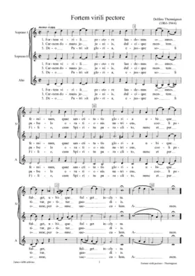 Fortem virili pectore