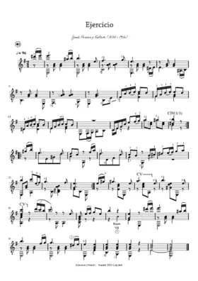 Ejercicio in E minor