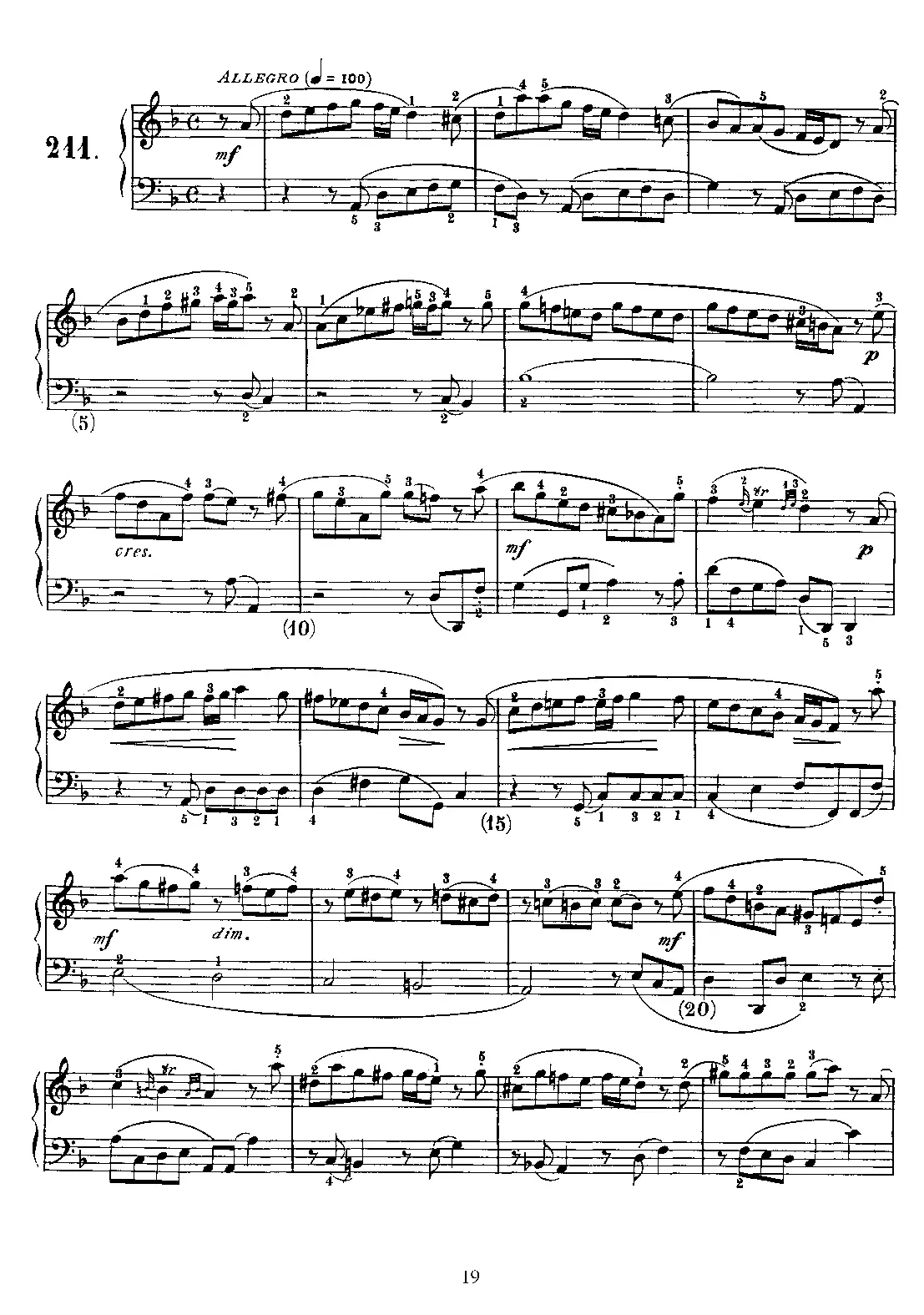 Keyboard Sonata in D minor - Page 1