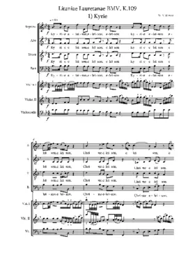 Litaniae Lauretanae BVM, KV 109