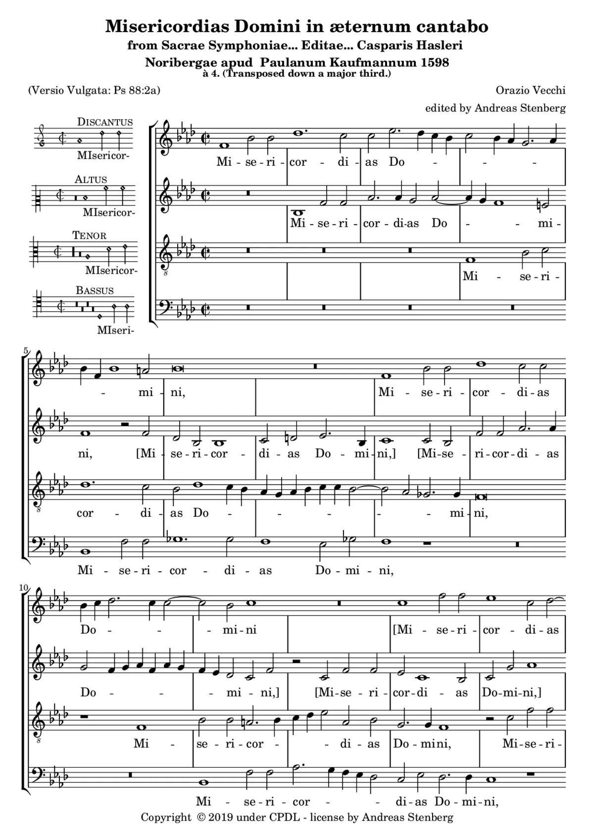 Misericordias Domini - Page 1