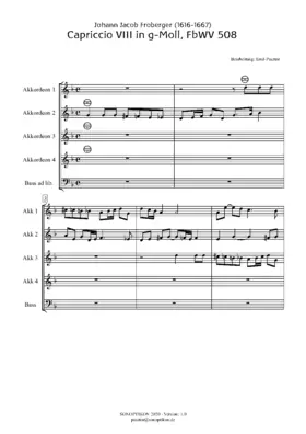 Capriccio VIII in G minor