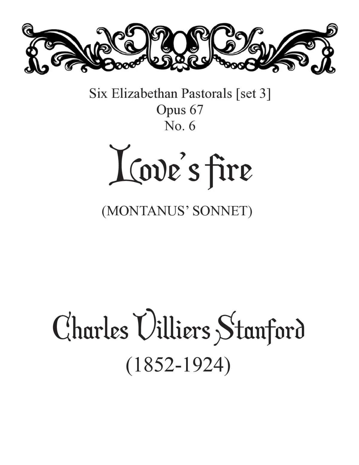Love’s fire - Page 1