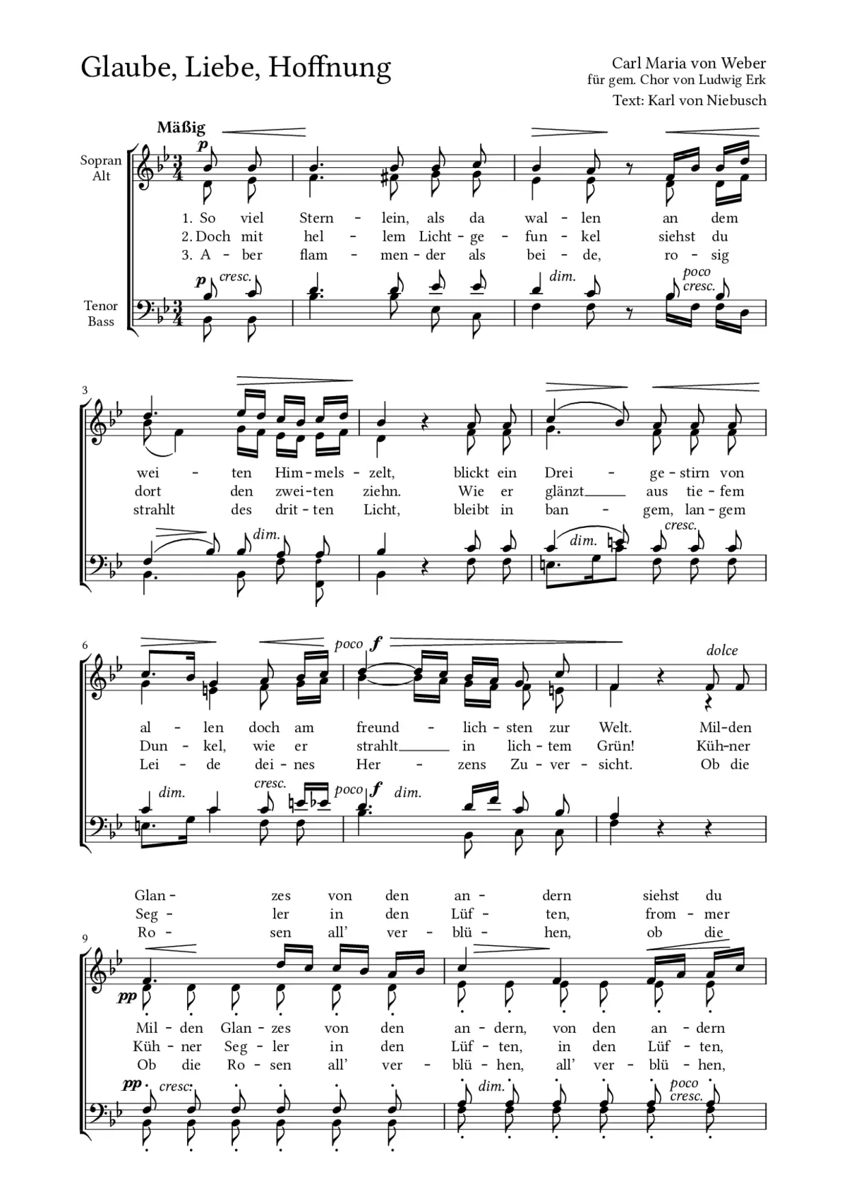 Glaube, Hoffnung, Liebe - Page 1
