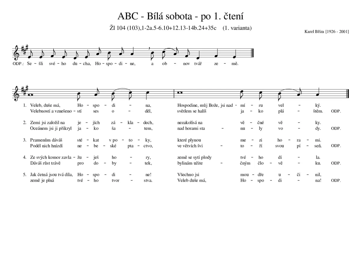 ABC - Bílá sobota - po 1. čtení1 - Page 1