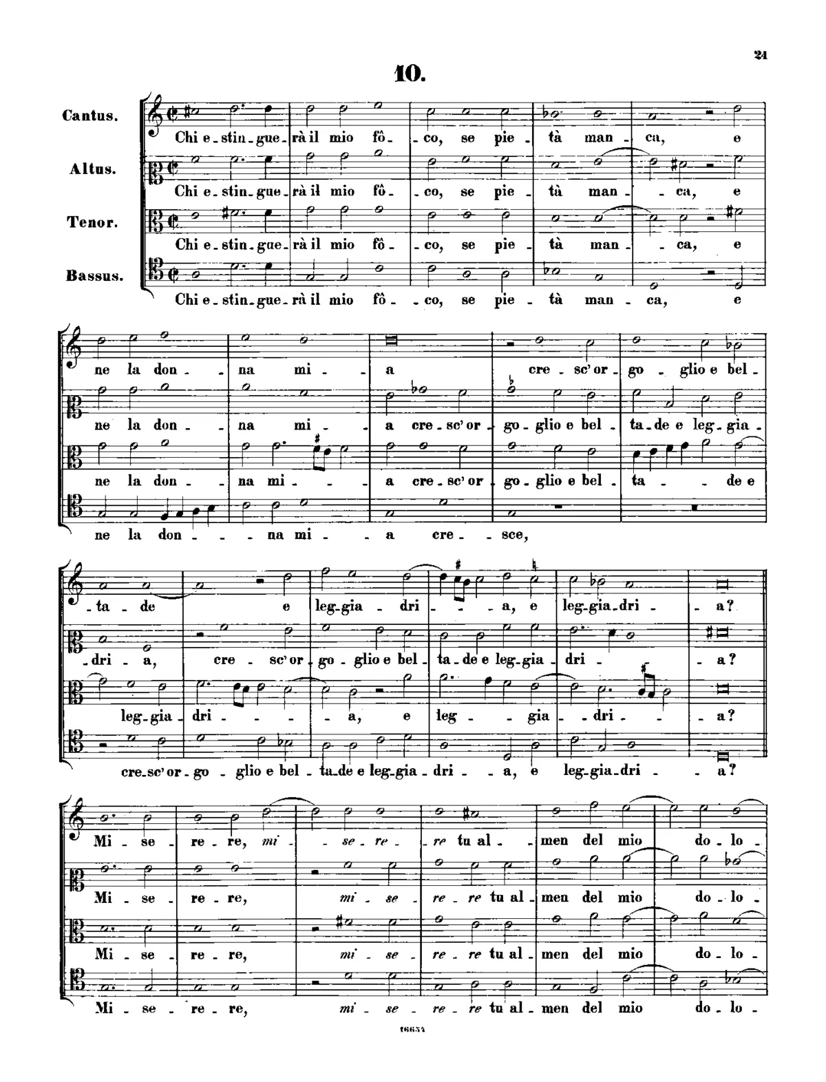 Chi estinguerà il mio foco - Page 1