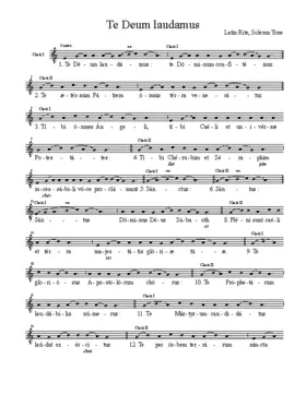 Te Deum laudamus