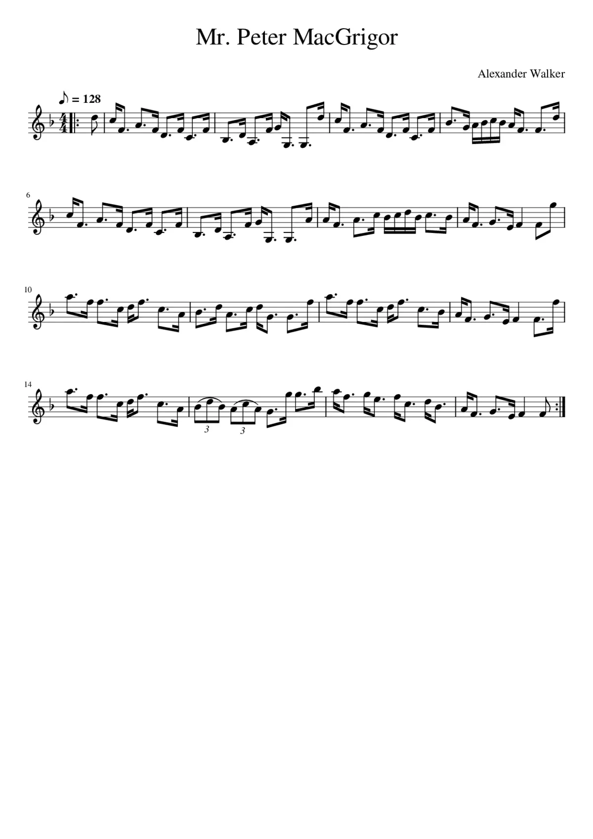 Mr. Peter MacGrigor - Page 1