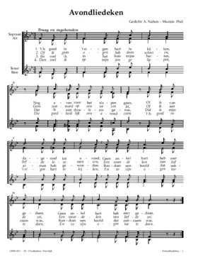 Avondliedeken / Abendliedlein