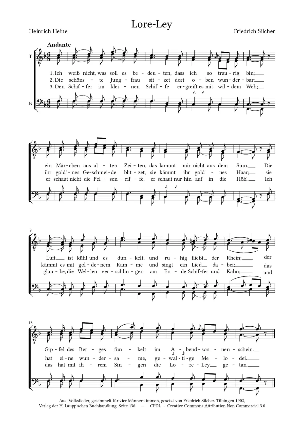Die Loreley - Page 1