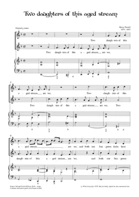 Two daughters of this aged stream are we