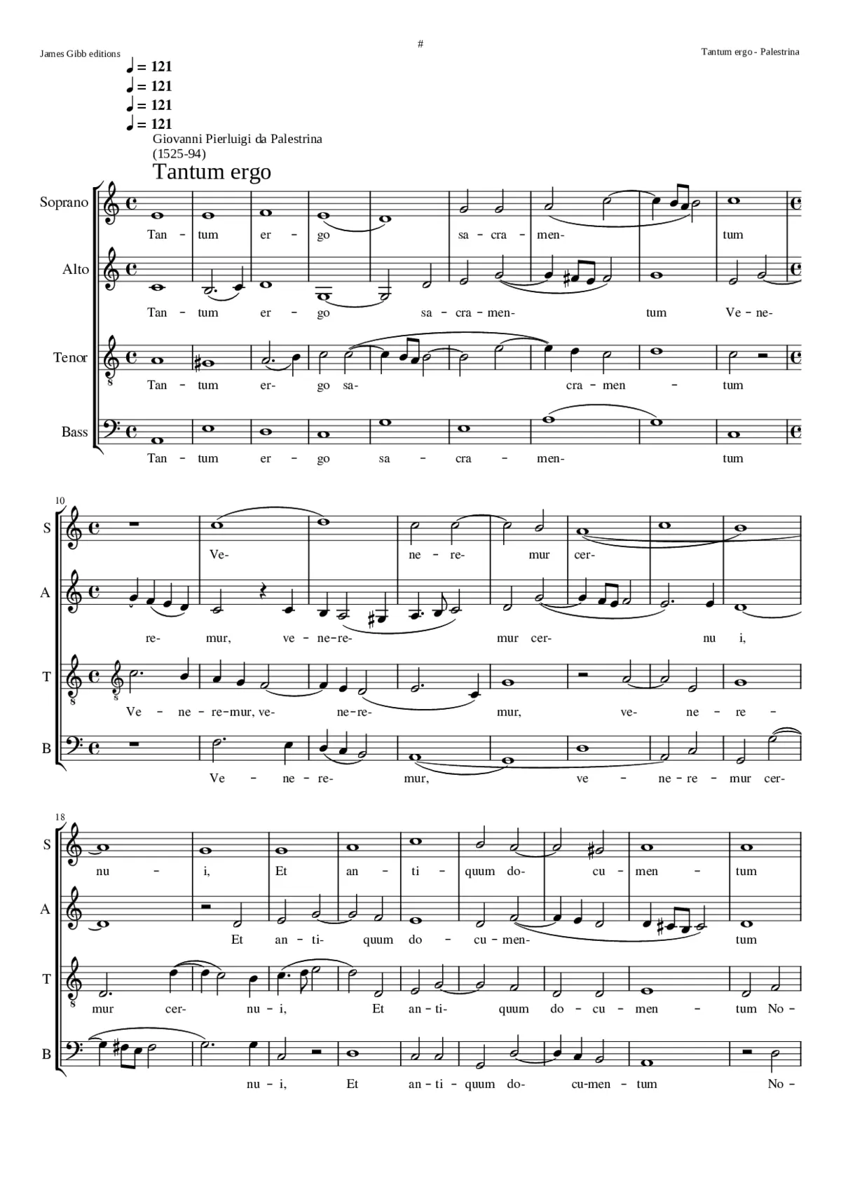 Tantum ergo - Page 1