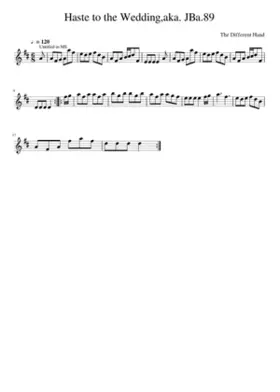 Haste to the Weddingaka. JBa.89