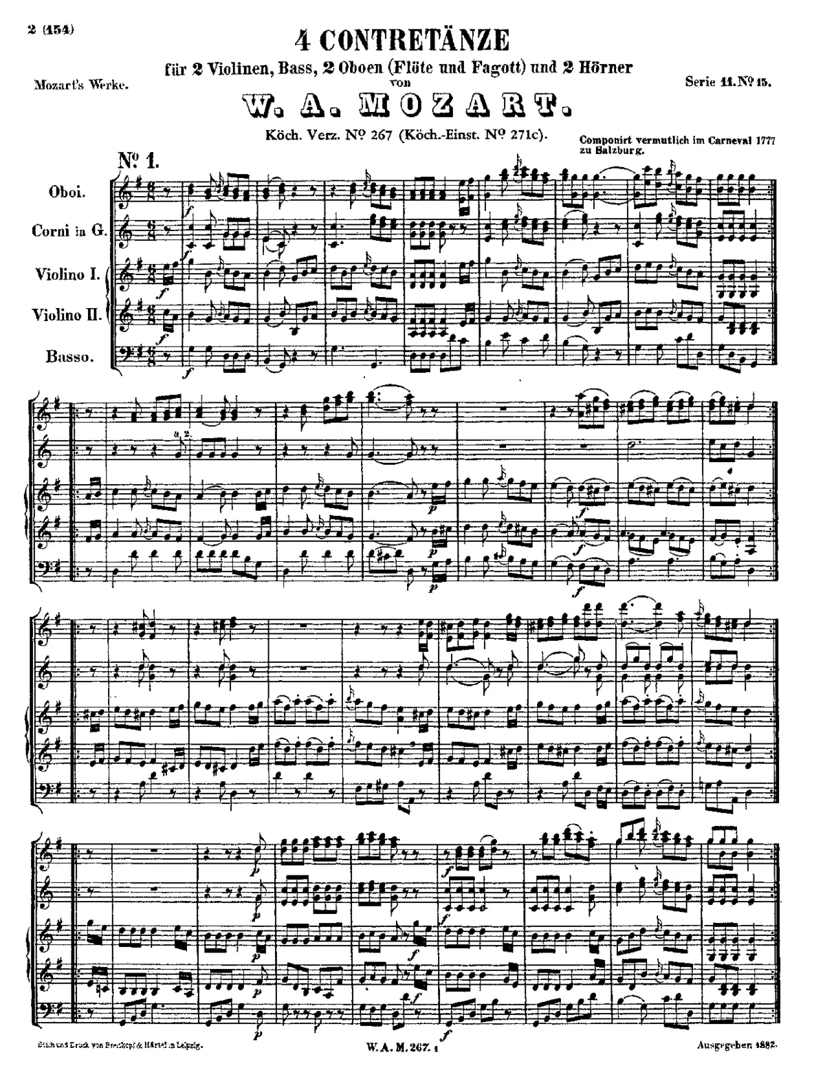 4 Country Dances - Page 1