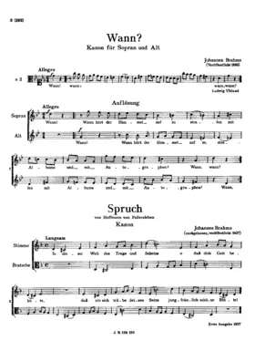 Wann?, WoO 29