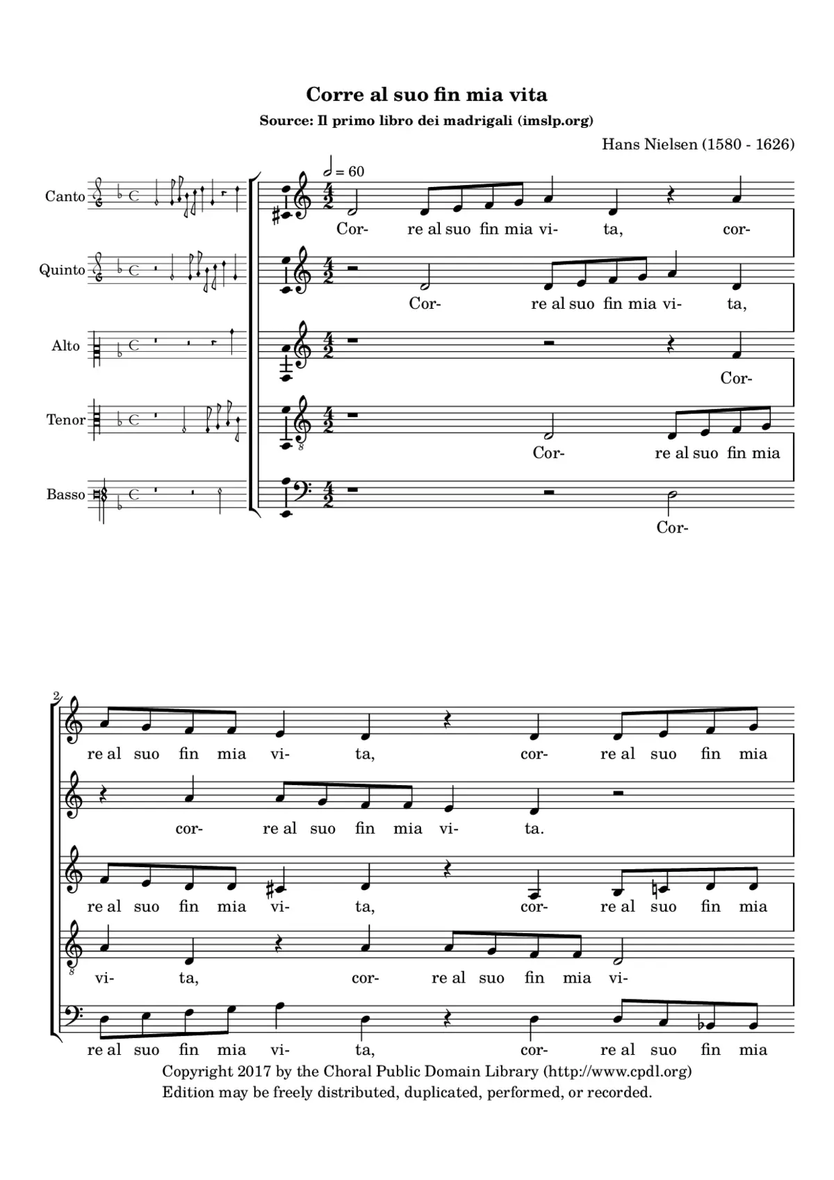 Corre al suo fin - Page 1