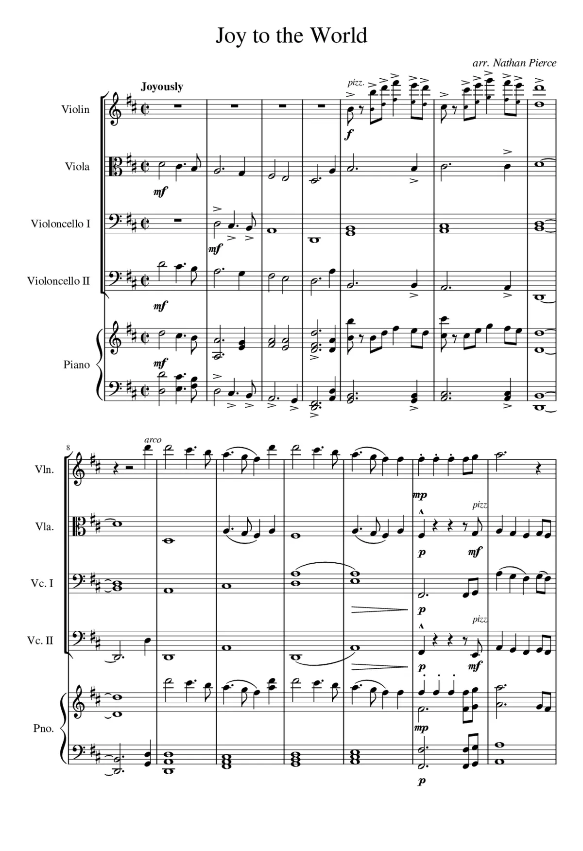 Joy To The World - Page 1