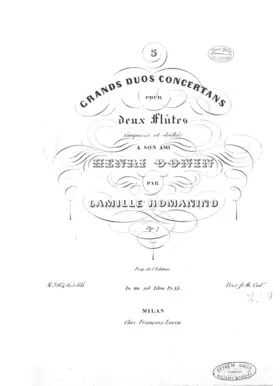 3 Grands Duos Concertants