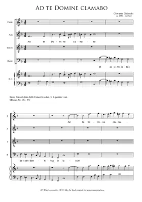 Ad te Domine clamabo