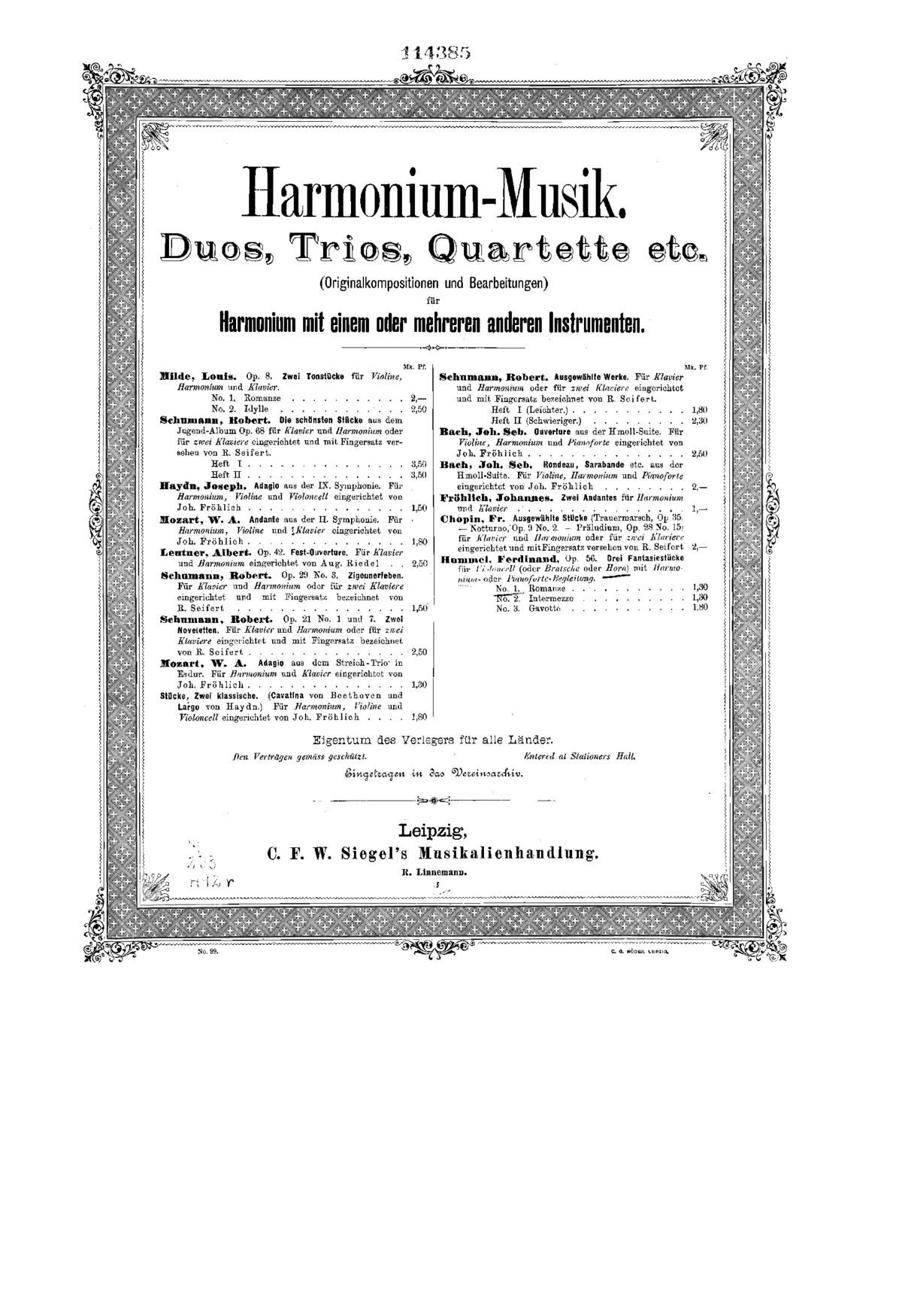 3 Fantasiestücke - Page 1