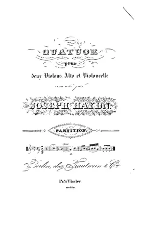 String Quartet in E-flat major