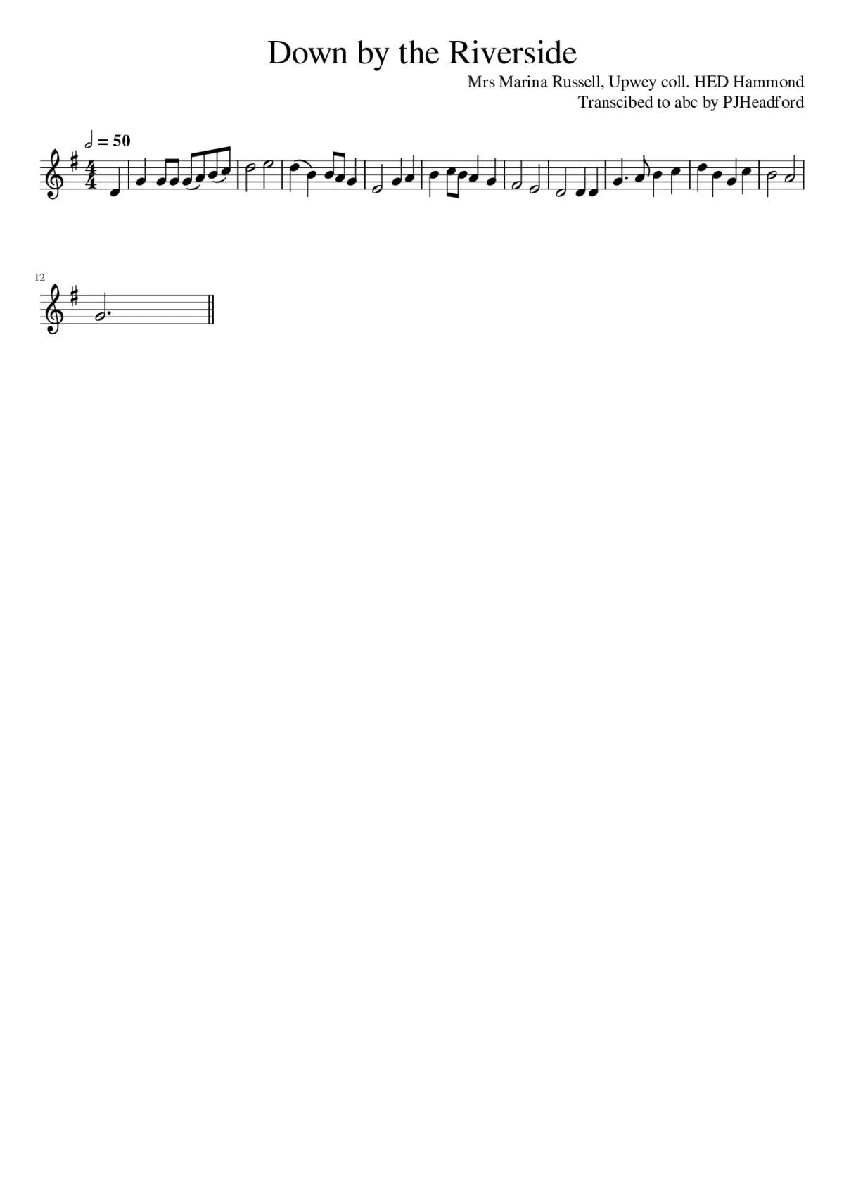 down by the riverside - Page 1