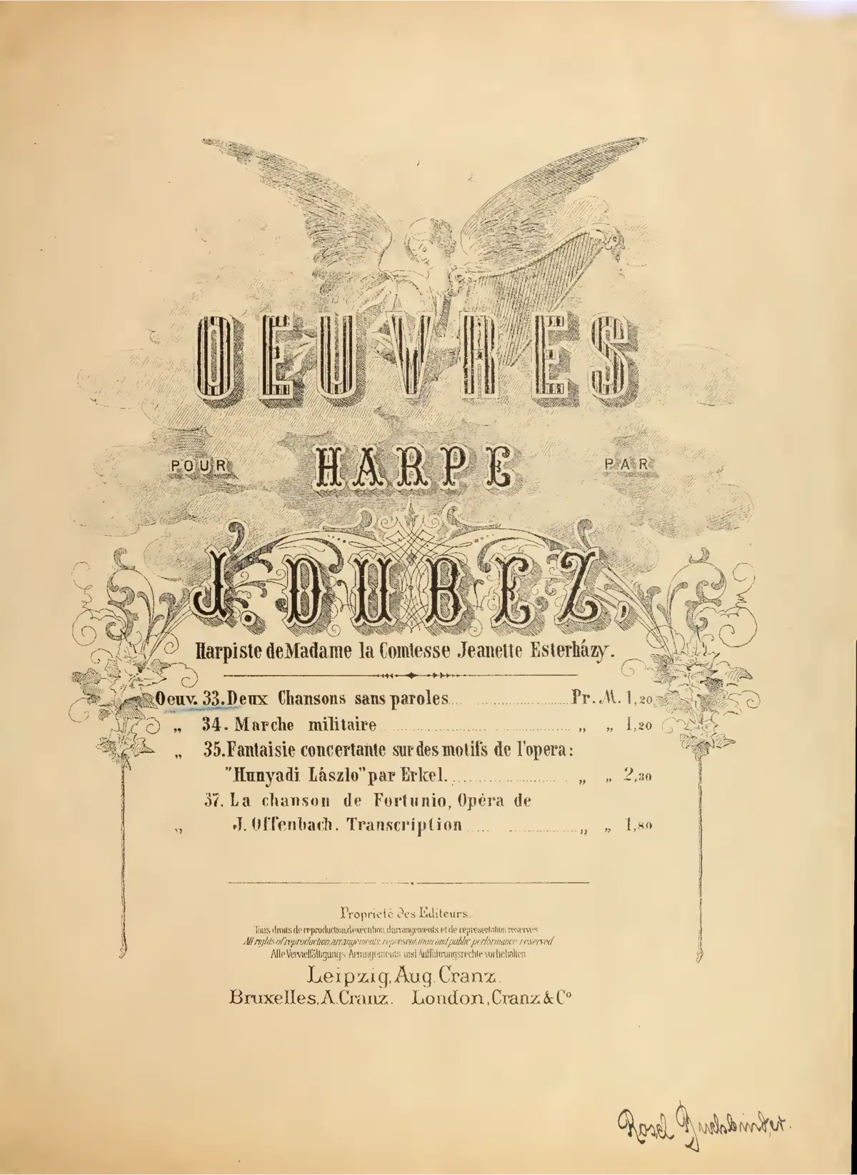 2 Chansons sans paroles - Page 1